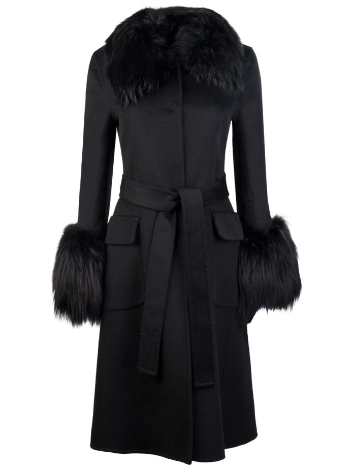 Пальто Prada женское черное