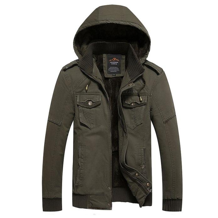 Мужская парка Winter Fleece Multi Pocket Casual
