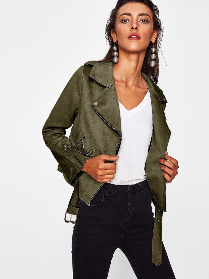 SHEIN кожаные куртки