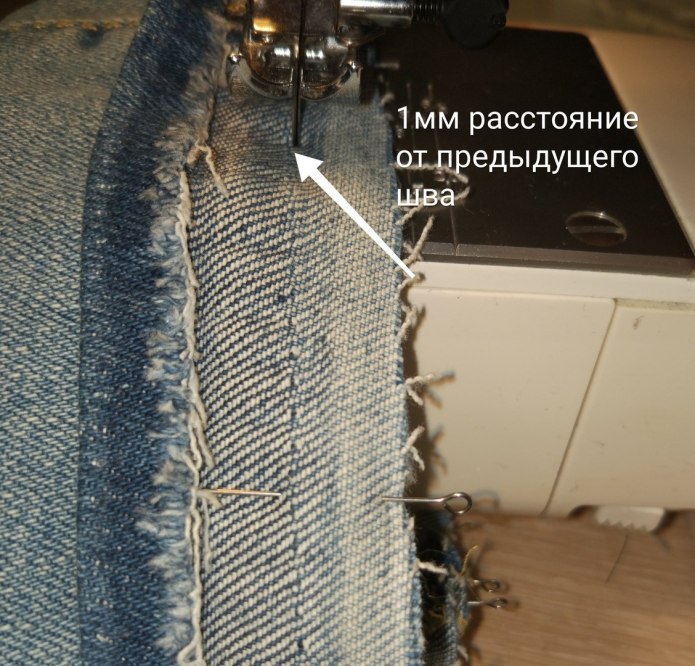Брюки карман на петельке
