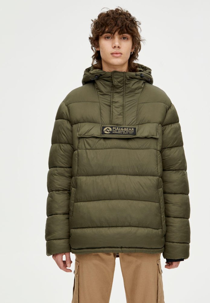 Pull&Bear куртка утепленная мужская белая