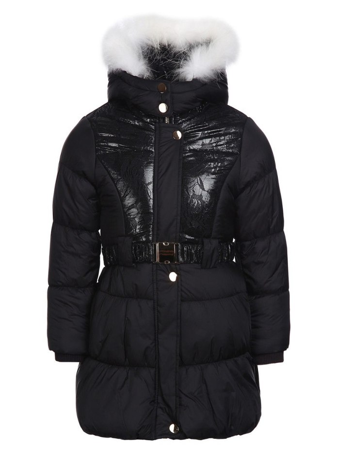 Стёганое длинное пальто- пуховик Pull&Bear