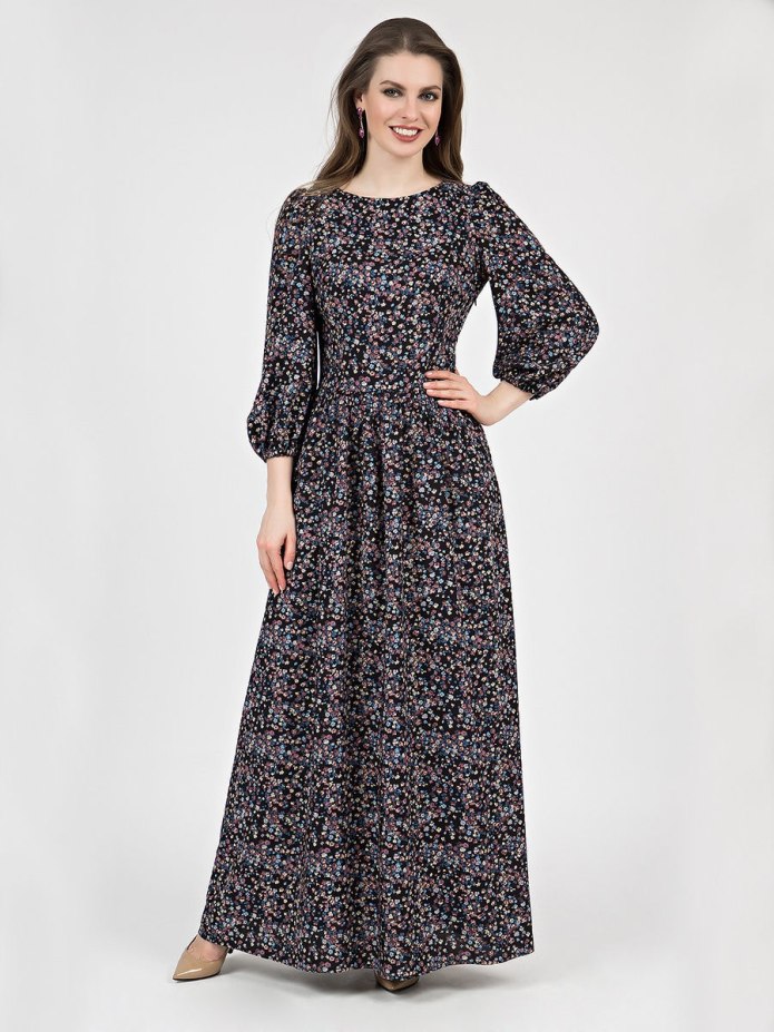 Платье с длинным рукавом низкие цены Wildberries Olivegrey