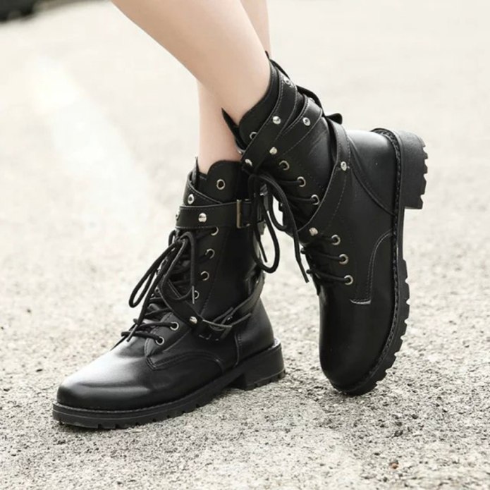Кожаные ботинки Botas mujer