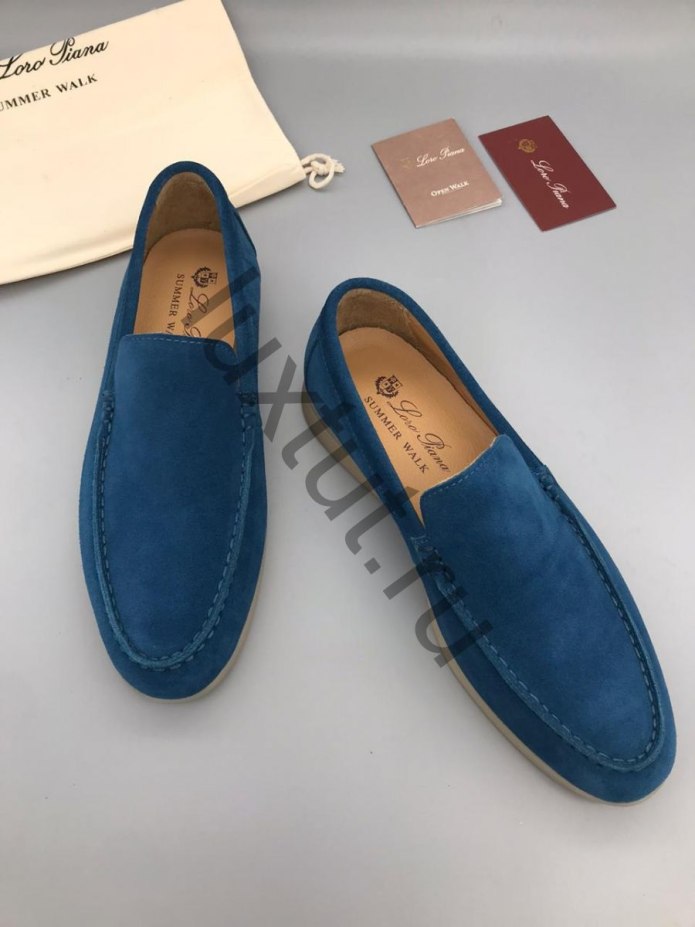 Шлепки замшевые loro Piana