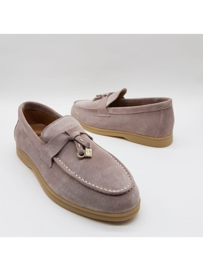 Замшевые лоферы loro Piana