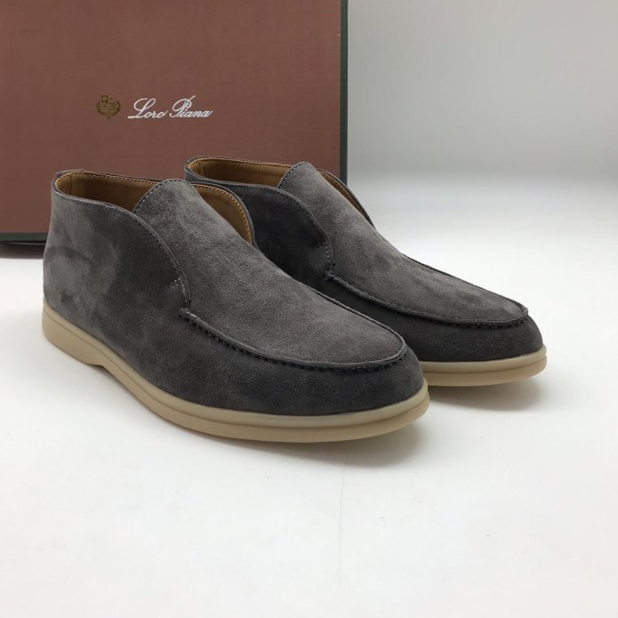 Лоферы loro Piana мужские серые