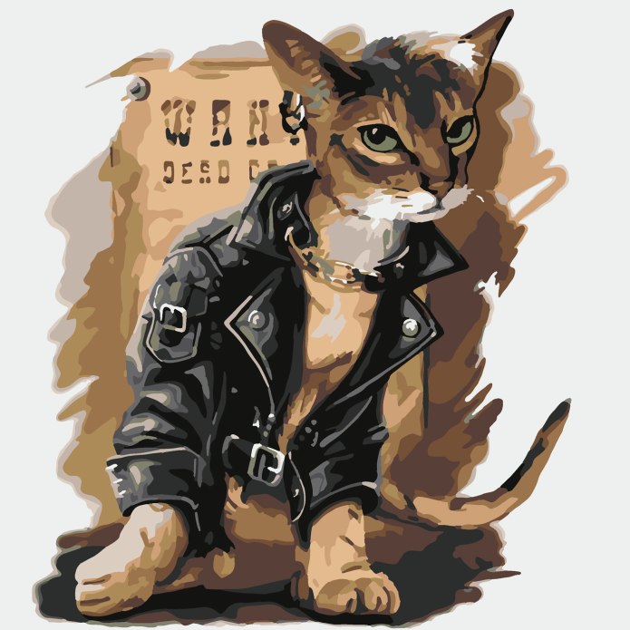 Кот рокер