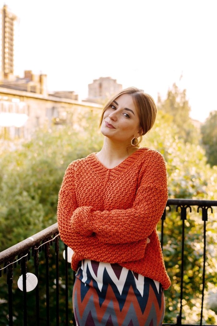 Свитер из шерсти альпака