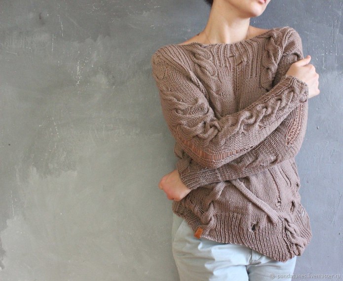 Zara Knit свитер женский хлопковый