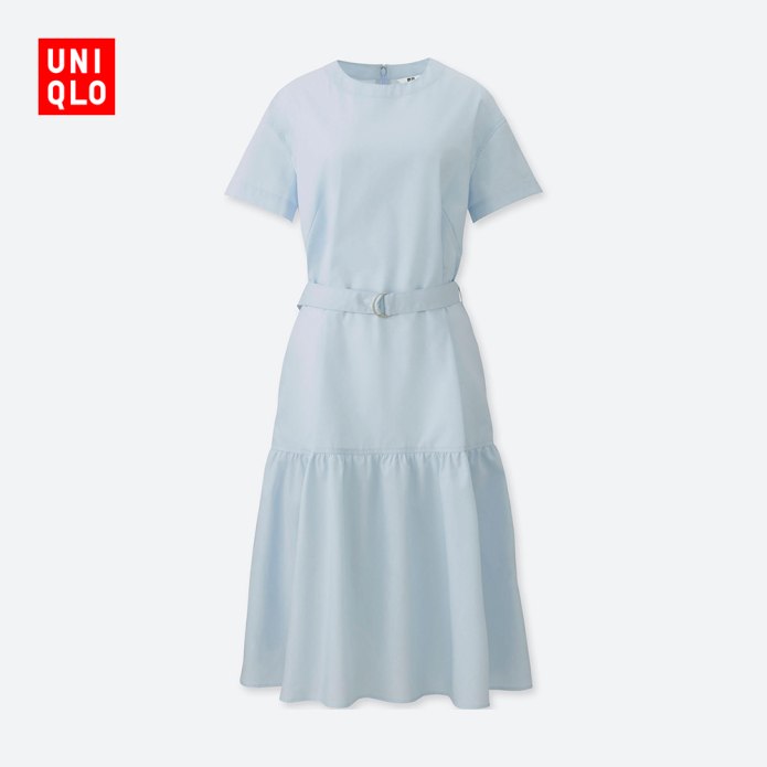 Платье Uniqlo на поясе