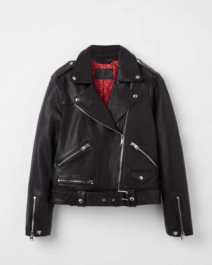 All Saints куртка кожаная Leather Biker