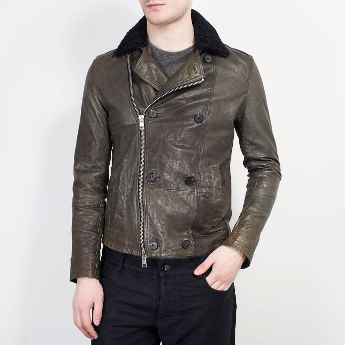 All Saints Leather Jacket Manor Biker