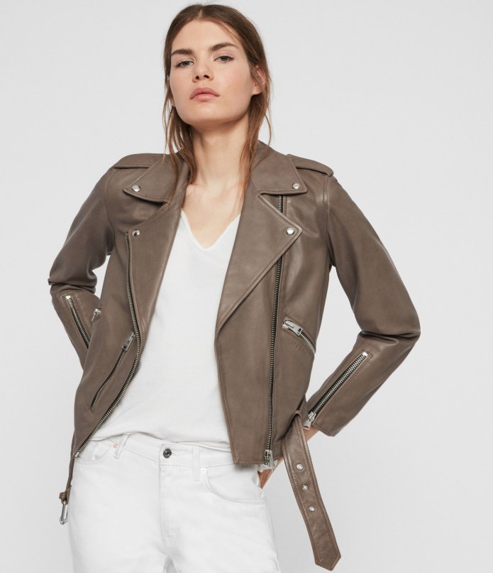 Conroy Leather Biker Jacket