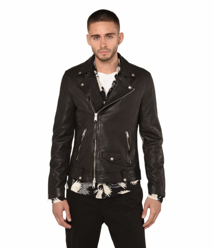 All Saints куртка кожаная Leather Biker