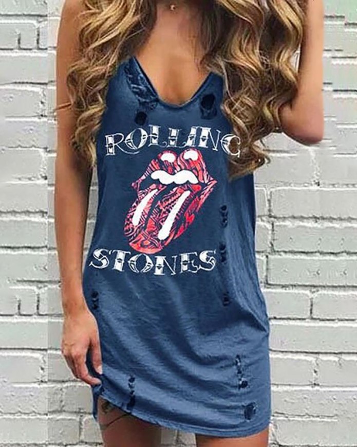 Платье на лямках с футболкой