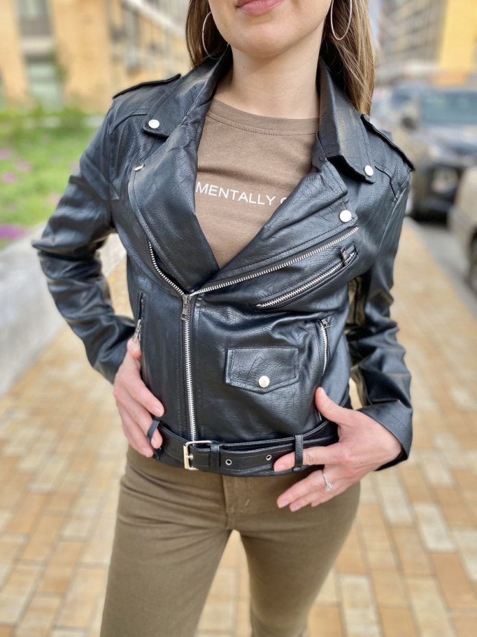 Кожаная косуха 18 Каляев