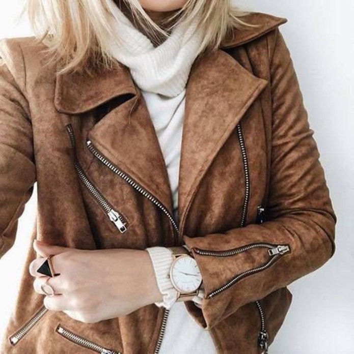 Косуха HM женская замшевая