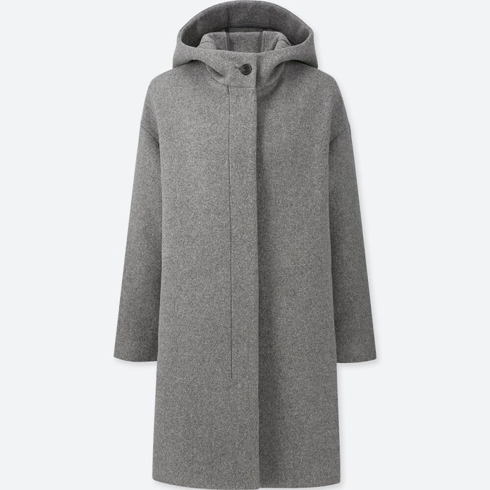 Uniqlo пальто с капюшоном 421058