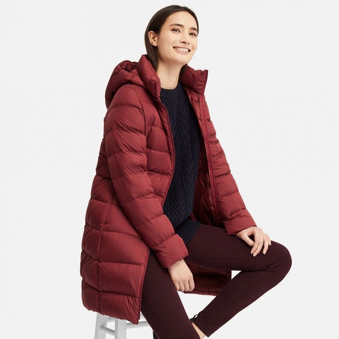 Пуховое пальто Uniqlo