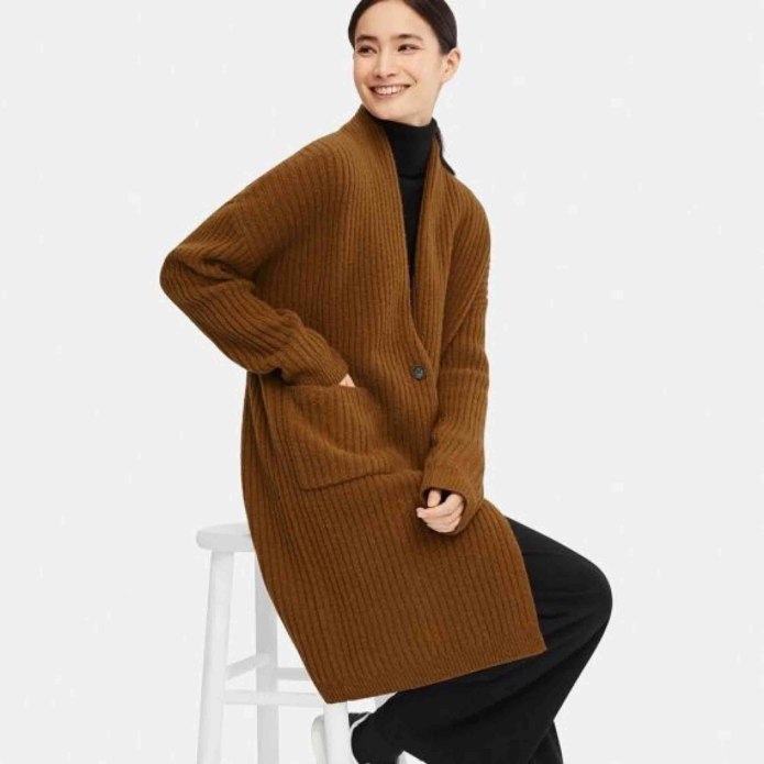 Uniqlo BLOCKTECH женское пальто с капюшоном