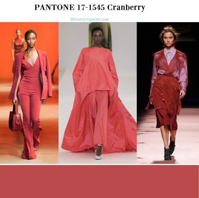 Pantone 2020 осень зима