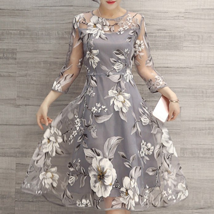 Платье Krista Floral Printed Dress