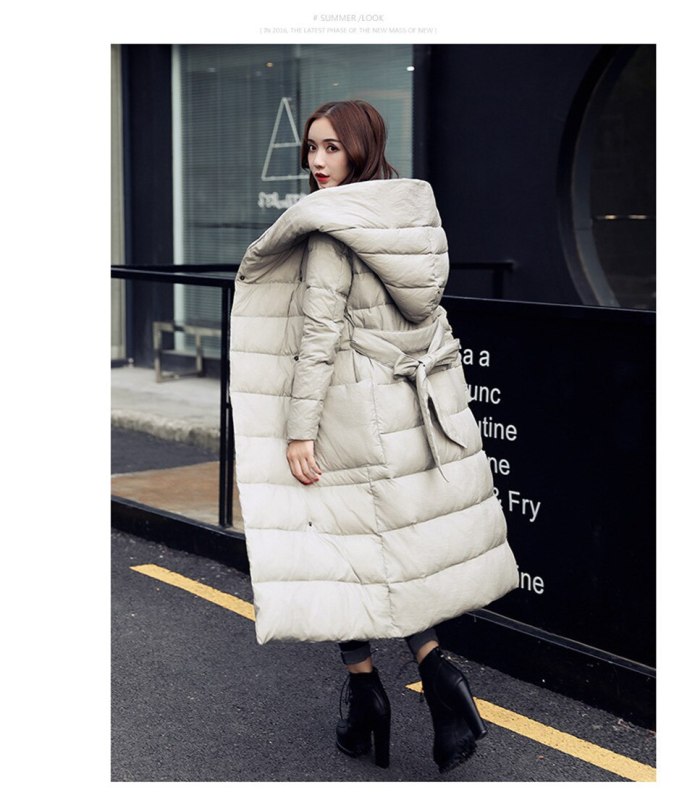 Duck down Jacket women Winter 2019 Outerwear Coats female long Casual Light Ultra thin warm down Puffer Jacket Parka Branded