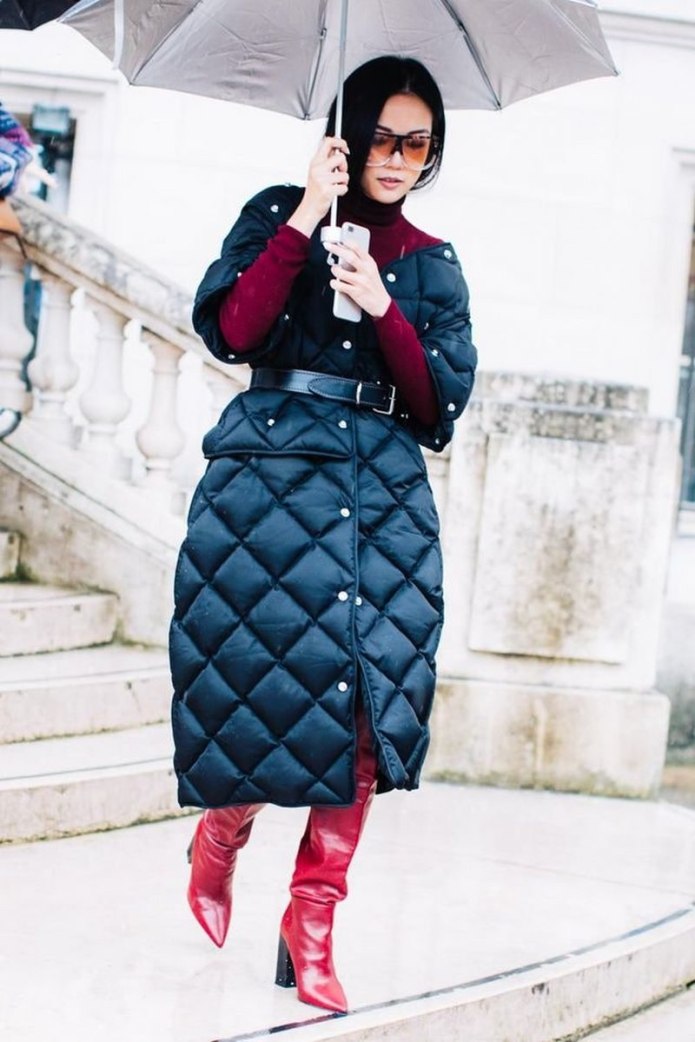 Куртка 450 long Hooded down Coat