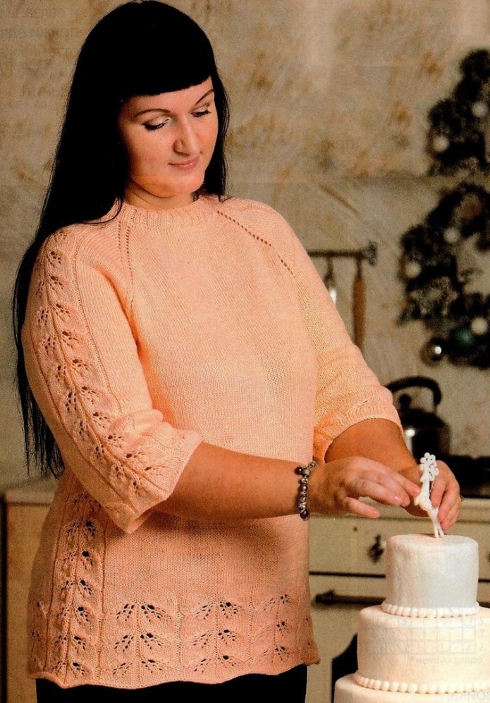 Туника спицами