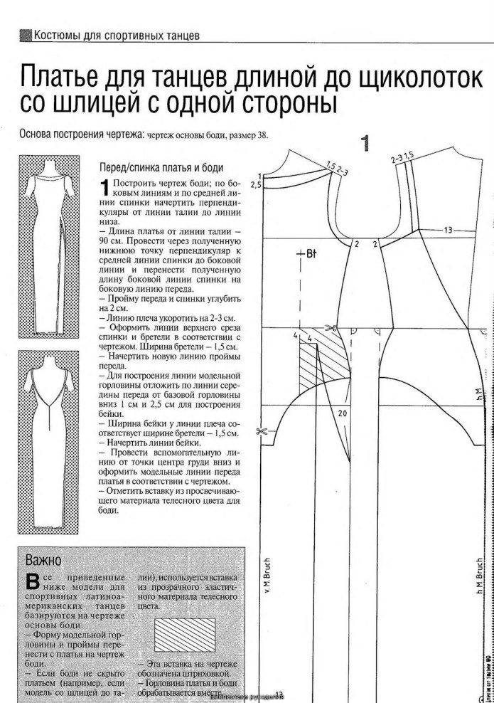 Выкройки дизайнерских платьев