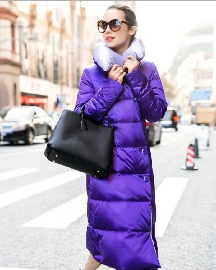 Куртка long Oversized down Coat женский