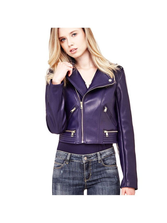 Женская кожанка guess