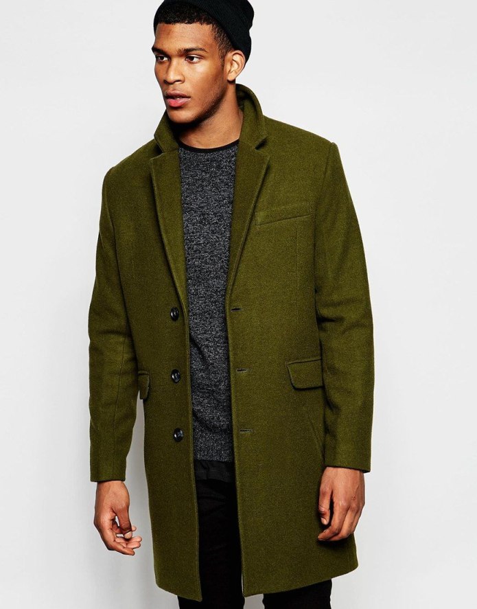 Мужское пальто woolen Coat
