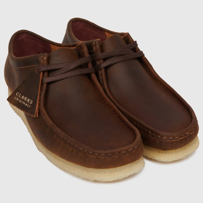 Clarks Wallabee Black Leather
