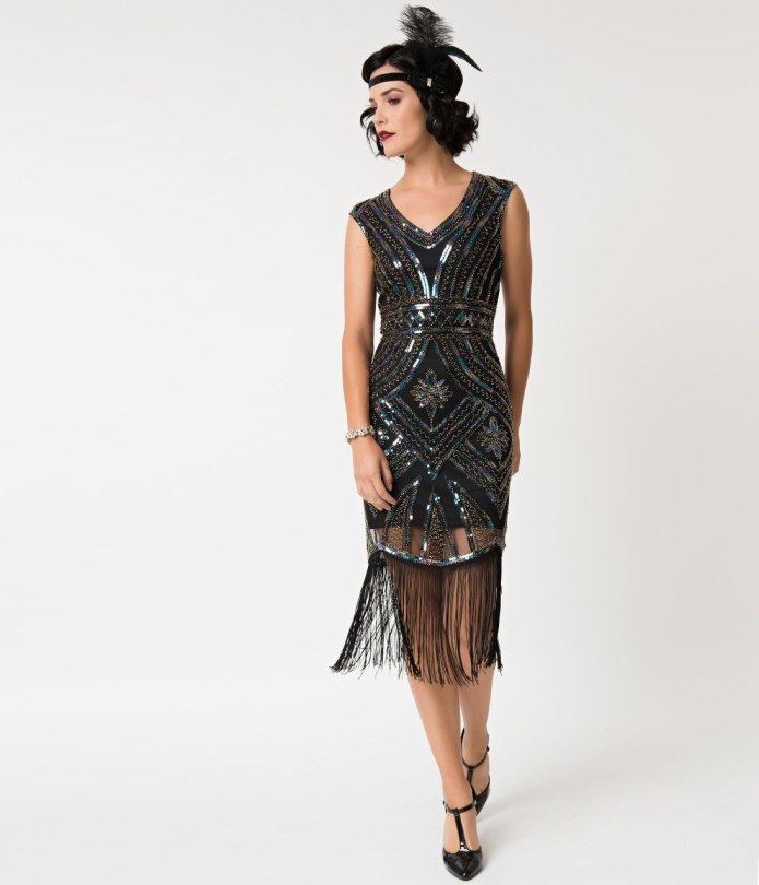 Платье Flapper Dress арт деко 1920 годов