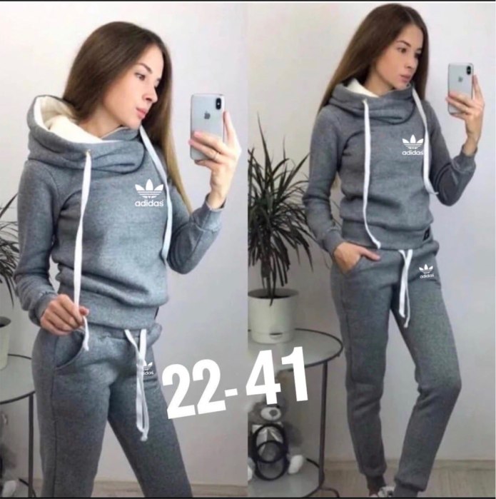 Спортивный костюм женский модный зимний