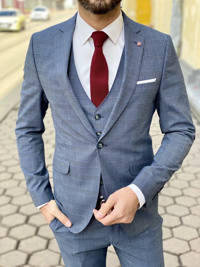Костюм мужской тройка Alberto Grey