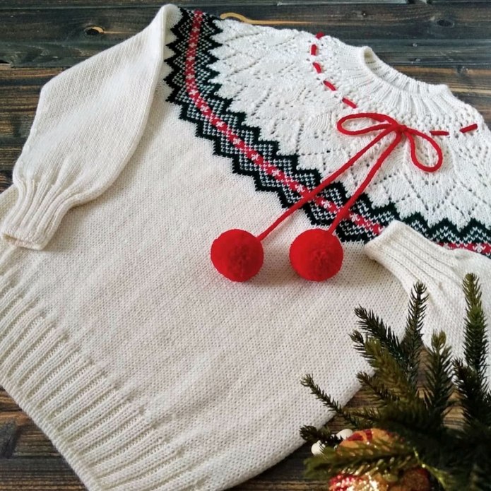 Арановый джемпер Knit