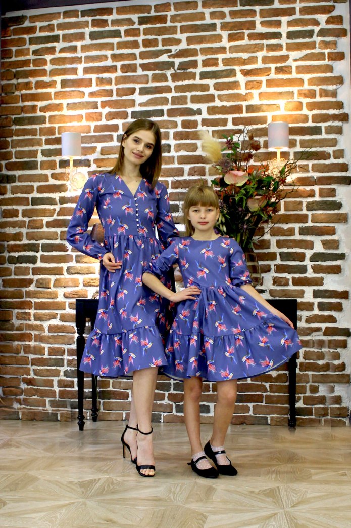 Вечерние платья для мамы и Дочки