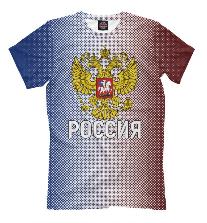 Футболка российский герб