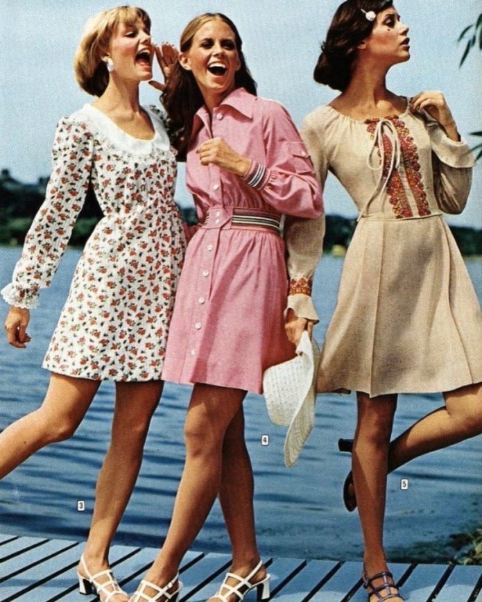 Мода 70х Англия