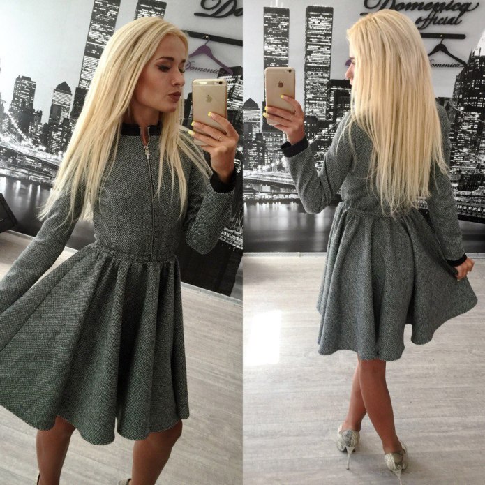 Стильные осенние платья