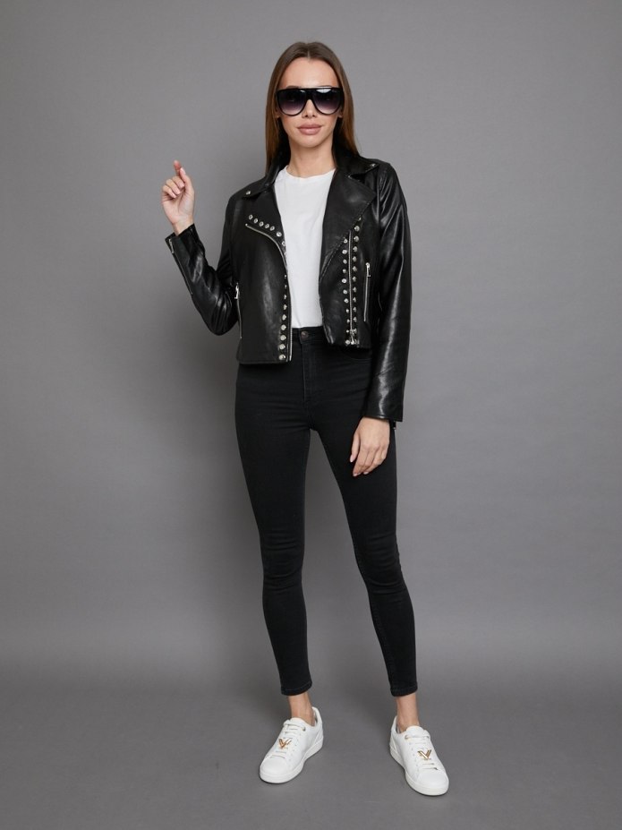Серебряная косуха Zara