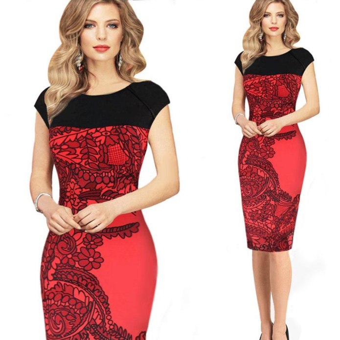 1001 Dress красное платье