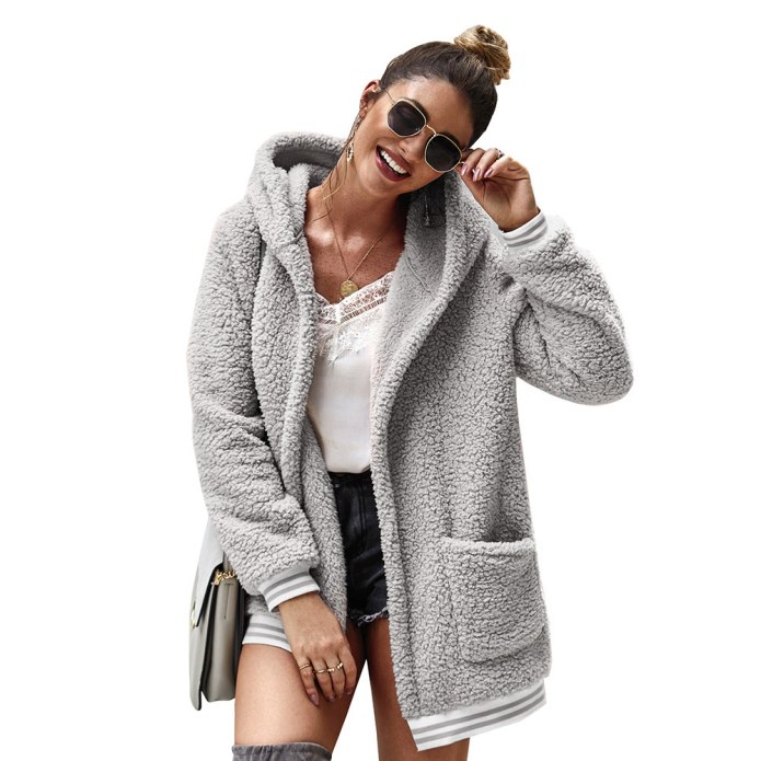Teddy fur Jacket белая