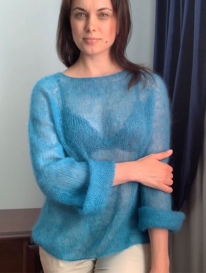 Кофта из мохера