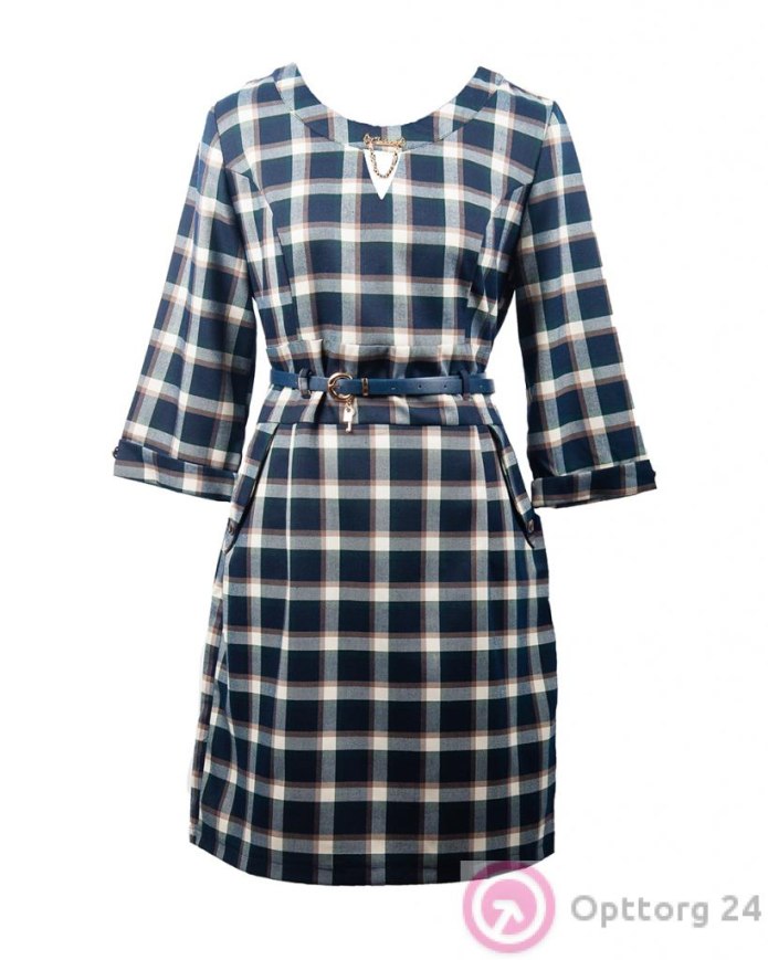 Платье в клеточку