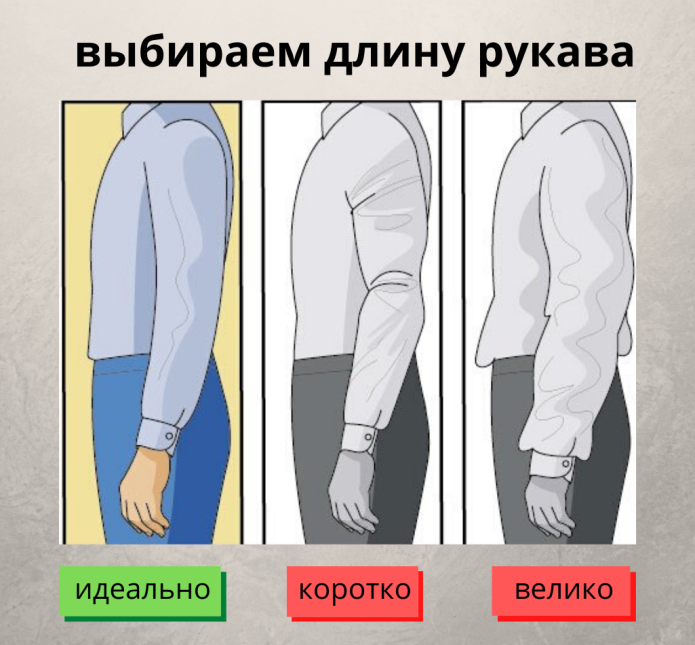 Правильная посадка мужской рубашки