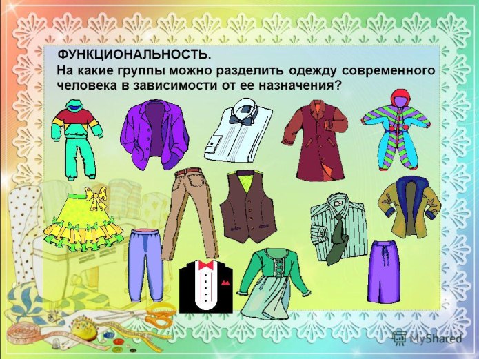 Презентация одежда для дошкольников